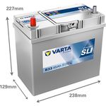 Varta B33 Car Battery Type 155